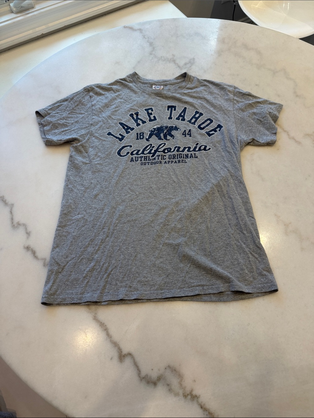 Lake Tahoe grey tee